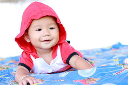 Baby Cute Baby Girl Portraitの写真素材