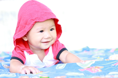 Baby Cute Baby Girl Portraitの写真素材