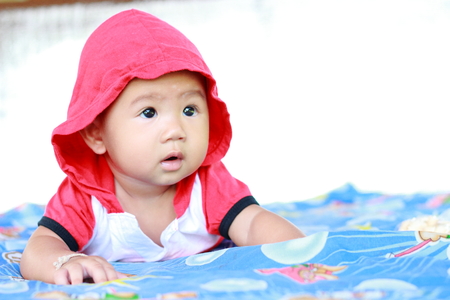 Baby Cute Baby Girl Portraitの写真素材