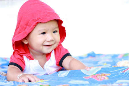 Baby Cute Baby Girl Portraitの写真素材