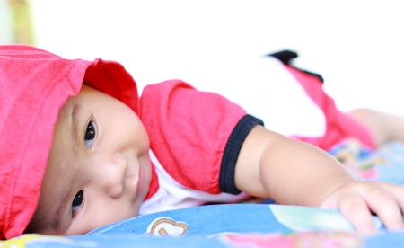 Baby Cute Baby Girl Portraitの写真素材