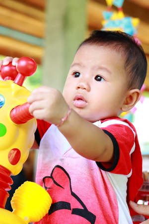 Baby Cute Baby Girl Portraitの写真素材