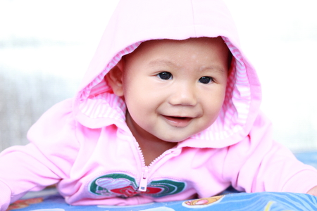 Baby Cute Baby Girl Portraitの写真素材