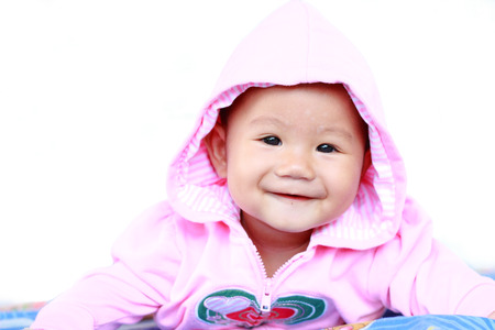 Baby Cute Baby Girl Portraitの写真素材