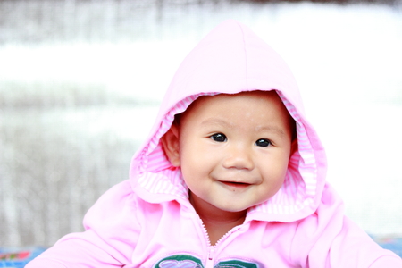 Baby Cute Baby Girl Portraitの写真素材
