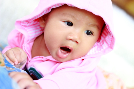Baby Cute Baby Girl Portraitの写真素材