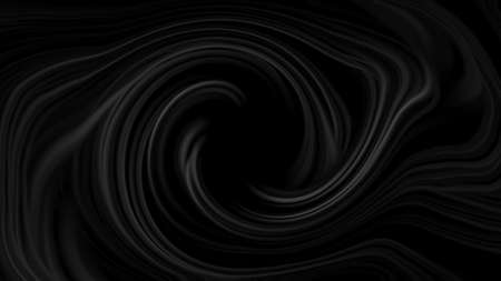 wave texture soft shiny 3d black background abstract illustrationの写真素材