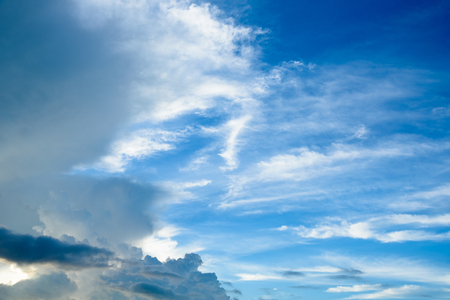 Blue sky with cloud.の写真素材