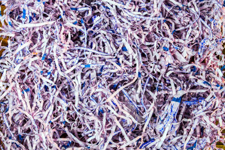Waste paper of paper textures piled ready to recycle