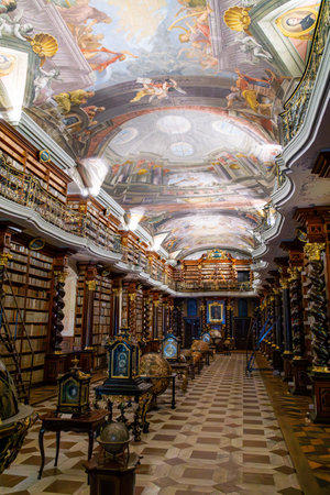 Prague City Clementinum Library.の写真素材