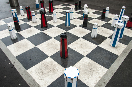 Chess on the streets of Bernの写真素材