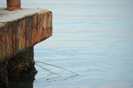 Rimini harbor detailの写真素材