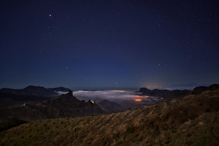 Gran Canaria, Caldera de Taburiente at night