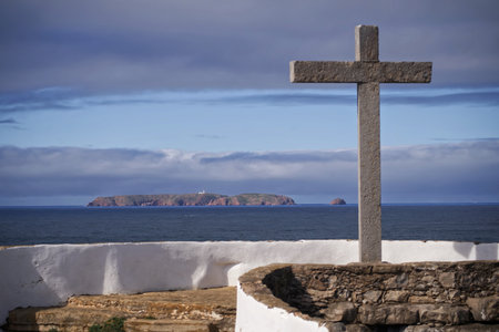 Cross on the Atlantic Ocean in Tenerife, Canary Islands, Spain
