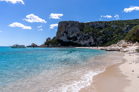 Beautiful beach on Zakynthos island in Greece. Beautiful summer landscapeの写真素材