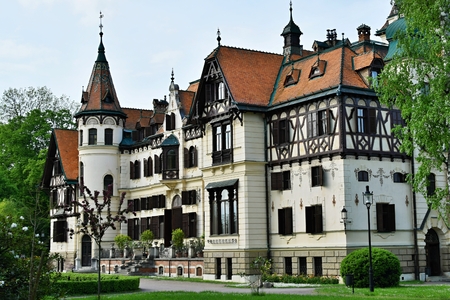 Fabulous Castle Lesna in Zlin, Czech Republicのeditorial素材