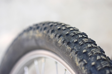 Tire of a mountain bike