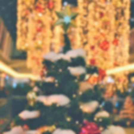 Colorful christmas Decoration. Winter holidays and traditional ornaments. Lighting chains-bulbs for seasonal background.の写真素材