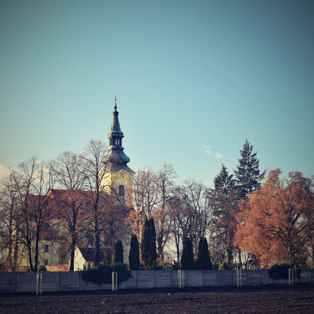 Church of the Assumption of the Blessed Virgin Mary in Vilnius, Lithuania.の写真素材