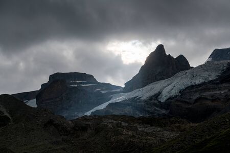 BlÌemlisalpgletscher on a rainy day BlÌemlisalpgletscher on a rainy day