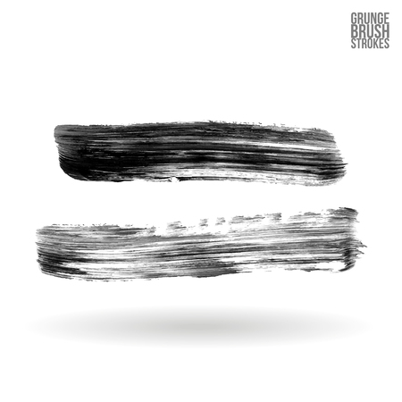 Brush stroke and texture. Vector design.のイラスト素材