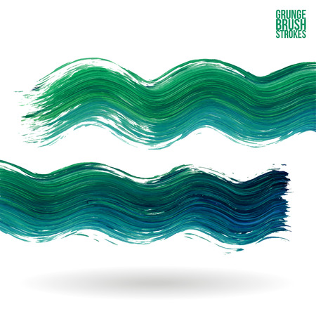 Brush stroke and texture. Vector design.のイラスト素材