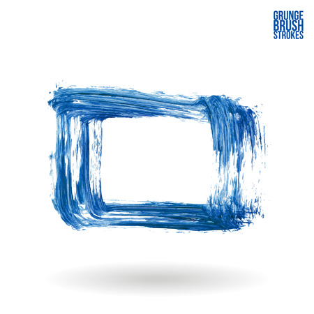 Brush stroke and texture. Vector design.のイラスト素材