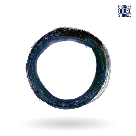 Brush stroke and texture. Vector design.のイラスト素材