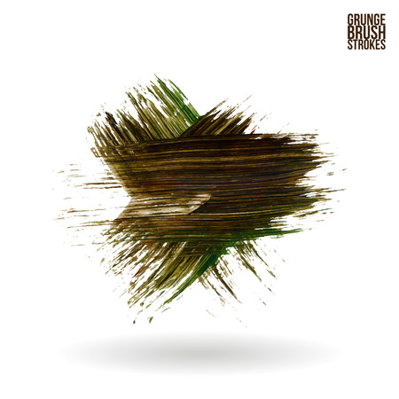 Brush stroke and texture. Vector design.のイラスト素材