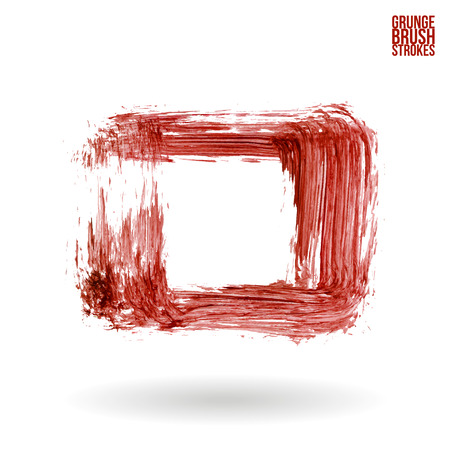 Brush stroke and texture. Vector design.のイラスト素材