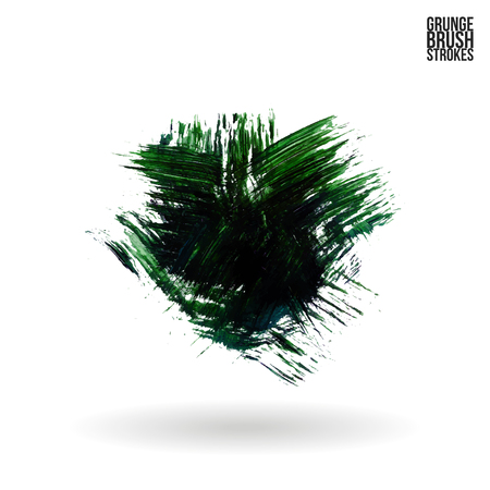 Brush stroke and texture. Vector design.のイラスト素材