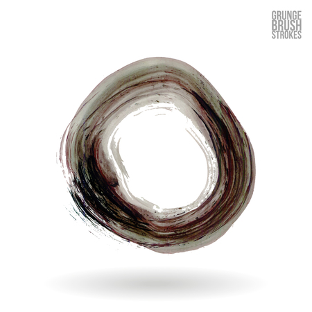 Brush stroke and texture. Vector design.のイラスト素材