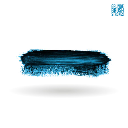 Brushstroke and texture. Vector design. Underline and border.のイラスト素材