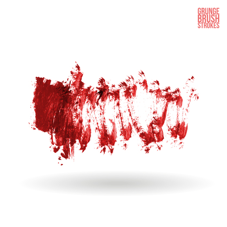 Brushstroke and texture. Vector design.のイラスト素材