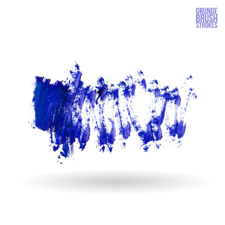 Brushstroke and texture. Vector design.のイラスト素材