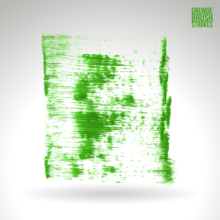 Brush stroke and texture. Grunge vector abstract hand - painted element. Underline and border.のイラスト素材