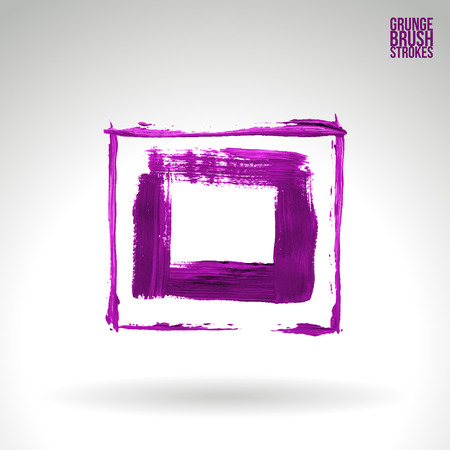Brush stroke and texture. Vector design. Underline and border.のイラスト素材