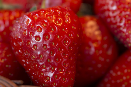 	Strawberries close-upの写真素材