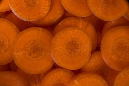 slice carrot backgroundの写真素材
