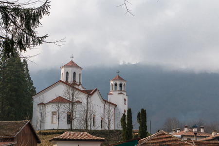 Klisura Monastery was founded in 1240. In 15c. monastery repeatedly attacked and destroyed by the Turks. In close to its current form was revived in 1869.の写真素材