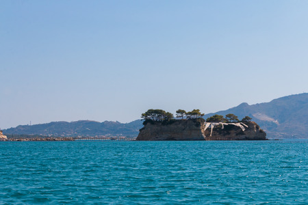Cameo (Agios Sostis), small island in Zakynthosの写真素材