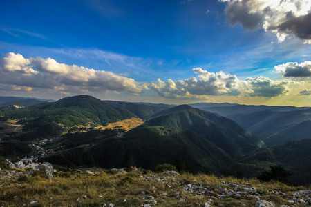 Landscape of Rhodope mountain, Bulgariaの写真素材