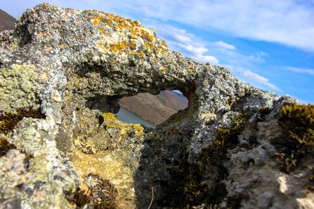 Medieval chapel on the Pchelina dam, Bulgariaの写真素材