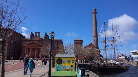 Streets and views from Liverpool, UKのeditorial素材