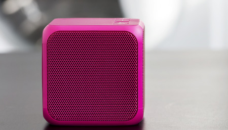 Wireless Portable pink Speaker cube