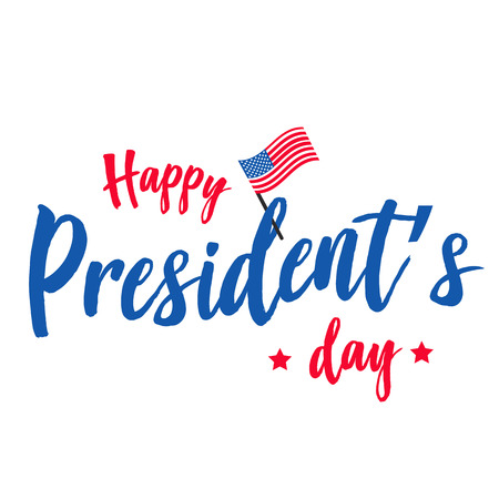 Happy president's day vector background or banner graphicのイラスト素材