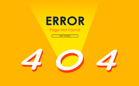 404  error page not found vector zero light graphic backgroundのイラスト素材