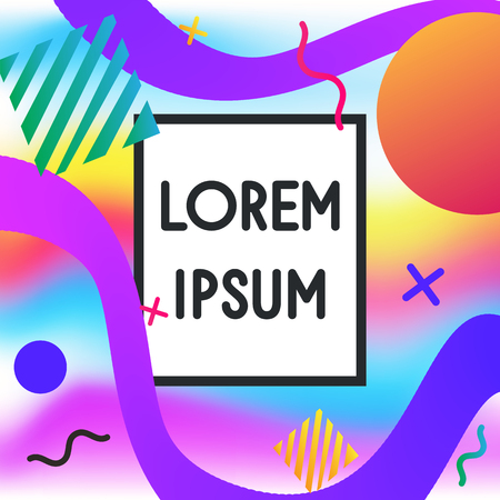 abstract colorful  background vector graphic for cover, banner or labelのイラスト素材
