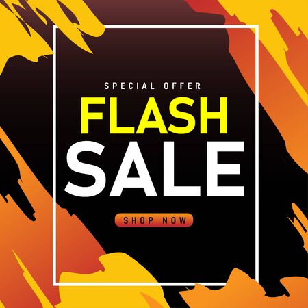 Sale banner template design, Super sale special offer. poster, placard, web banner designs, vector illustrationのイラスト素材
