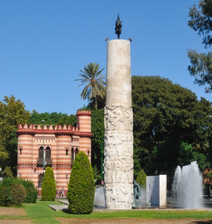 Sewing Queen Square in Seville, Spainのeditorial素材